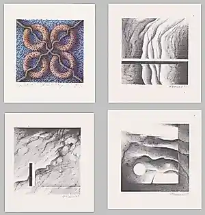 Bernhard Stuber - e.a: vier zeefdrukken: Geometrische Composities | GRATIS VERZENDING kaufen? Bieten Sie von 29!