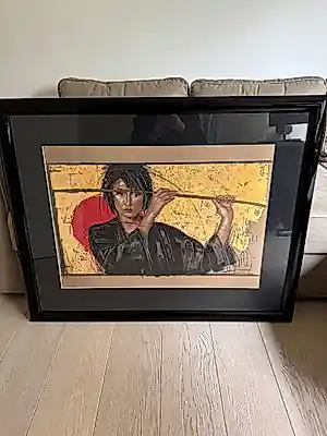 Buy Nico Vrielink - vrouw met stok? Bid from 50!