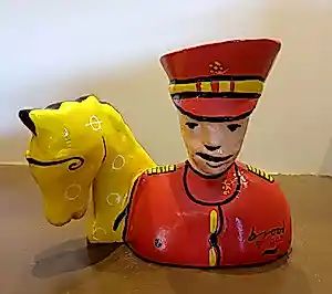 Buy Herman Brood - beeld: Huzaar (oplage slechts 100 stuks, met certificaat Xandra Brood))? Bid from 225!