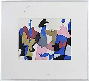 Jan Roëde - Gouache, Le chef - Ingelijst kopen? Bied vanaf 200!