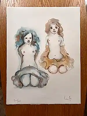 Leonor Fini - Prachtige gesigneerde litho - "Livre d'Images" - 1971 - XIX/XXVI kaufen? Bieten Sie von 75!
