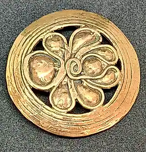 AcheterEivind Hillestad - Bronzen Brutalist Broche? Enchérissez de 25!