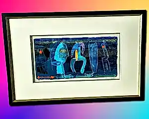 Buy Ad van Bokhoven - Giclee-Kunstdruck "Rotary 100" Handsigniert Limitiert 6/100 mit Zertifikat? Bid from 60!
