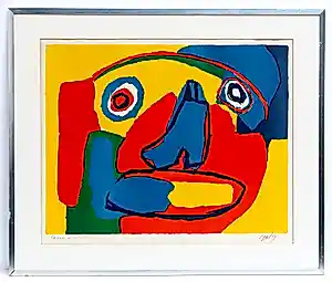 Karel Appel - Visage - Litho - Gesigneerd - 1969 kaufen? Bieten Sie von 1200!