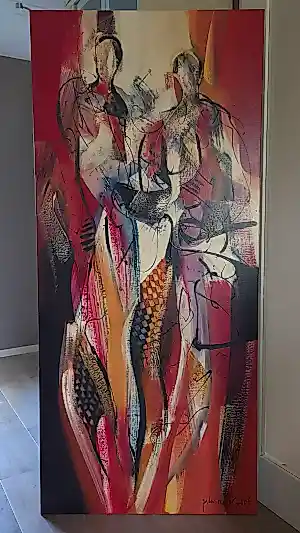 Peter Meijer - Compositie met 2 figuren kopen? Bied vanaf 400!