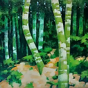 Willem Visser - In het bos kopen? Bied vanaf 120!