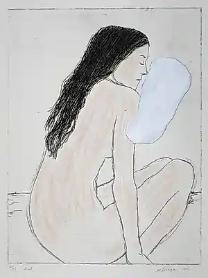 Buy Iris van Dongen - Hurkende vrouw? Bid from 100!