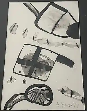 Jurjen de Haan - Geometrische compositie met organische vormen, 1999 kopen? Bied vanaf 60!
