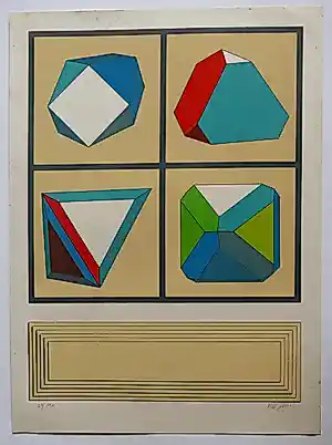Lucio del Pezzo - Zonder titel.1973 Prent 190 kaufen? Bieten Sie von 65!