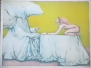 Georg Hadeler - Erotische droom - Kleurenlitho kaufen? Bieten Sie von 48!