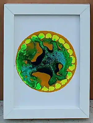 Seet van Hout - Gemengde techniek: Compositie 'Blumenzucht' - 2017 kopen? Bied vanaf 200!