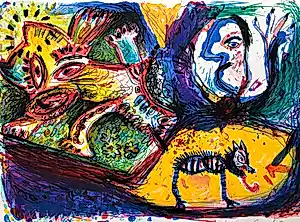 Rik van Iersel - 'Wild' - Kleurenlitho - zgan kopen? Bied vanaf 30!