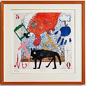 AcheterChristian Silvain - – SQ M – kleurenlithografie – A 74/100? Enchérissez de 300!