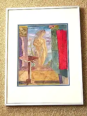 Albert Muis - Aquarel - Badende Vrouw kopen? Bied vanaf 85!