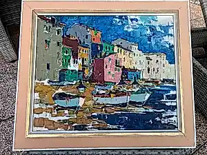 Buy Marc Ottee - M. Ottee – Kleurrijk mediterraan havengezicht – olieverf op doek – 50 × 70 cm? Bid from 125!