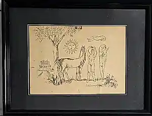 Lucebert - Mythologische voorstelling kopen? Bied vanaf 850!