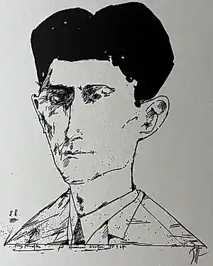 Buy Horst Janssen - Portrait Franz Kafka - Signierte Original Zinkographie von 1964? Bid from 95!