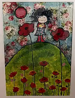 Buy Hanneke de Jager - Meisje op heuvel? Bid from 350!