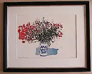 Oskar Koller - MIXED MEDIA ( LITHO - TEMPERA ) 1982 signiert kaufen? Bieten Sie von 400!