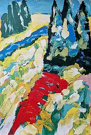 AcheterJan Cremer - Zeefdruk: 'Fiume Azzuro' (2001)? Enchérissez de 250!