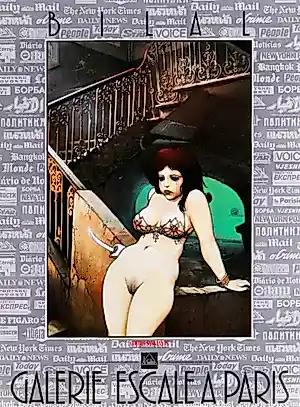 AcheterEnki Bilal - Coeurs Sanglants 'La Femme Piège' Expo Galerie Escale à Paris Christian Desbois? Enchérissez de 35!