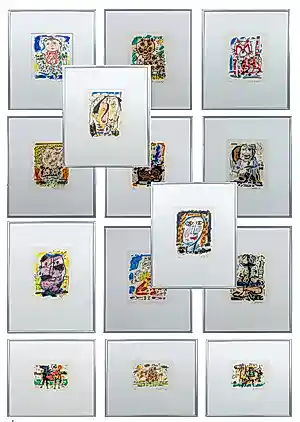 Kees Salentijn - Grote set van 14 zeefdrukken! kopen? Bied vanaf 300!
