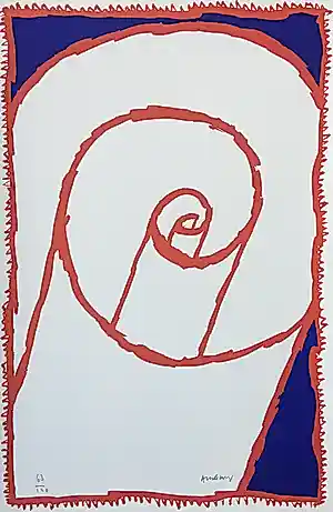 AcheterPierre Alechinsky - kleurenlitho - 1986 - oplage 100 ex? Enchérissez de 750!