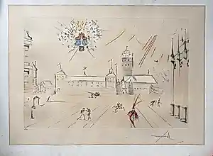 Salvador Dali - Stockholms Slott verkauft für € 290!