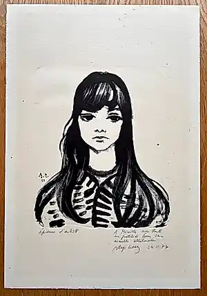 Buy Serge CREUZ - Gesigneerde lithografie - 1977 - Artist Proof? Bid from 65!