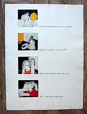 Ans Wortel - 4x Ets/aquatint op 1 blad kaufen? Bieten Sie von 99!