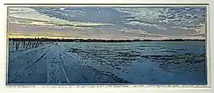 Buy Siemen Dijkstra - Winterweg II ( bescheiden oplage, aardig formaat )? Bid from 695!