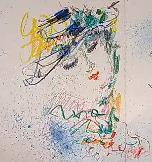 Kees Salentijn - tekening dame - 2018 kopen? Bied vanaf 49!