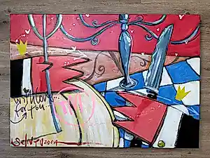 Selwyn Senatori - Origineel schilderij op doek – 70 × 100 cm kaufen? Bieten Sie von 500!