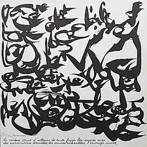Buy Christian Dotremont - la carène étant … (logogram)? Bid from 1495!