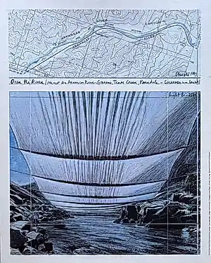 Christo - "Over The River" - Offsetlitho. - 1993 kaufen? Bieten Sie von 65!