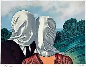 Buy Rene Magritte - (naar), Les amants - Lithografie - 45x60 cm? Bid from 450!