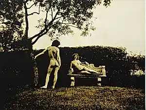 Karin Szekessy - 'Adam und Eva' of 'Akt im Garten' kaufen? Bieten Sie von 20!