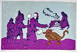 Lucebert - Pax - Zeefdruk - Gesigneerd - 55x76 cm - 1973 kopen? Bied vanaf 125!