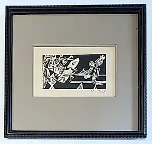 AcheterCorneille - Linosnede „Cobra“, gesigneerd „La Belle d’une journée“, 1949? Enchérissez de 850!