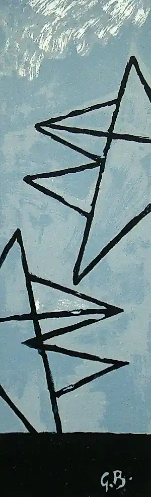 Georges Braque - Ciel gris I. - 1959 - Originele lithografie - Gesigneerd op de plaat - Mourlot kaufen? Bieten Sie von 70!