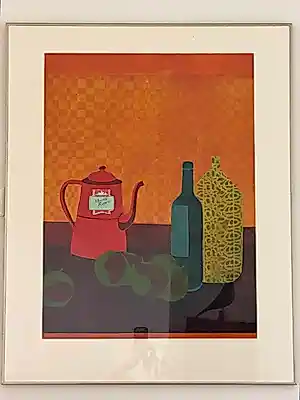 Buy Dianne Bakker - Stilleven met Mueslirepen - Unica? Bid from 200!