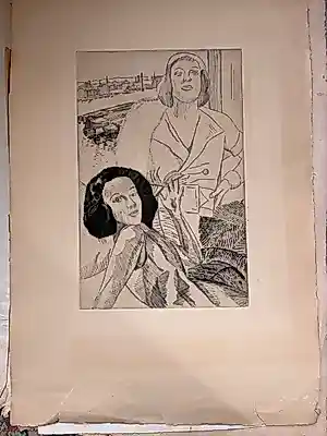 Buy Helene de Beauvoir - Vrouwen tegen een landschapsachtergrond? Bid from 150!