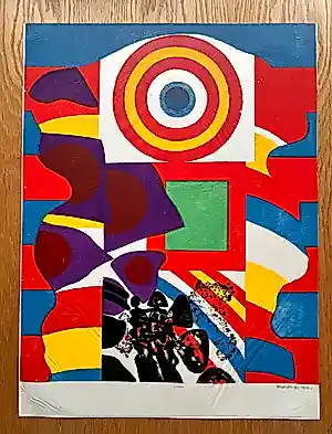 Buy Jef Diederen - Gesigneerde houtsnede op Japans papier - In- en uitgang - 1973 - 13/50? Bid from 155!