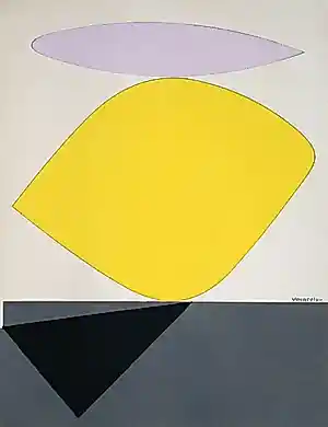 Buy Victor Vasarely - Sauzon II. - 1952 - Lithografie in beperkte oplage - Gesigneerd - Atelier Arcay? Bid from 550!