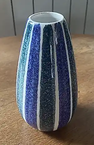 Buy Plateelbakkerij Flora - Vaasje decor Zebra? Bid from 20!