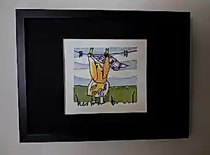Buy Herman Brood - Wasvrouw (mooi gelijst)? Bid from 120!