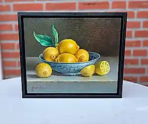 AcheterHans Habraken - Citroenen in een schaal en op tafel.? Enchérissez de 375!