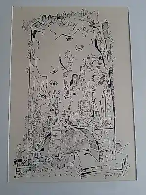 Buy Jan Voets - Inkttekening, zonder titel? Bid from 35!
