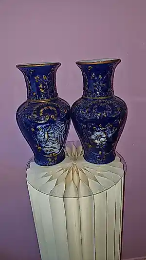 Real Fabbrica Capodimonte - Prachtige set capodimente gemerkt met N en wit kroontje kaufen? Bieten Sie von 75!