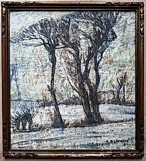 AcheterAlfons Blomme - Landschap met bomen? Enchérissez de 70!